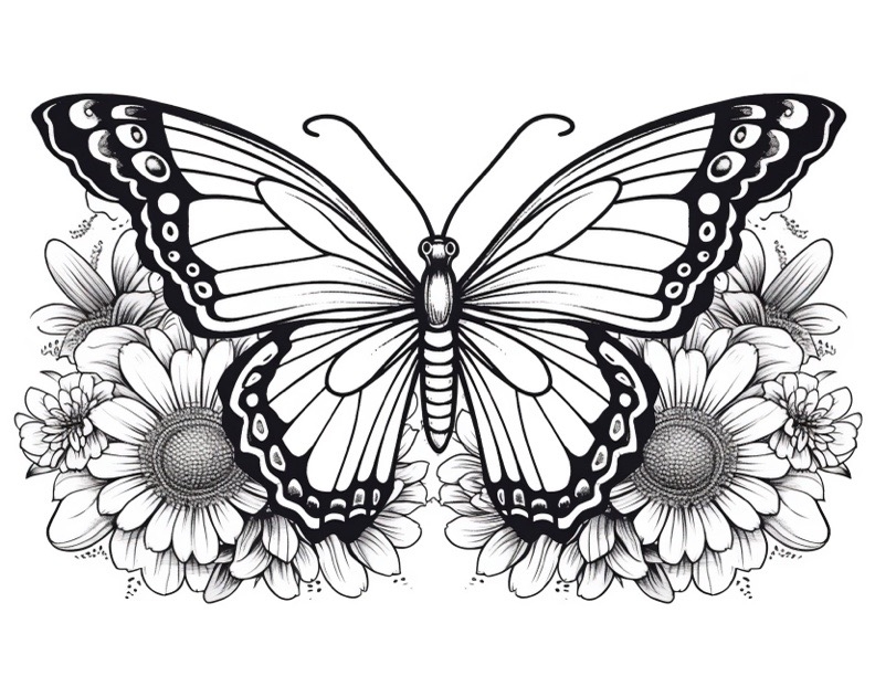 Free Printable Butterfly Coloring Pages For Kids 44 OFF