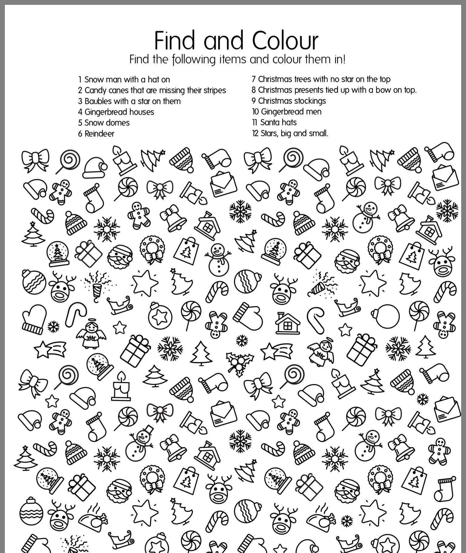 Free Printable Christmas Activity Sheets Printable Printable New Year 