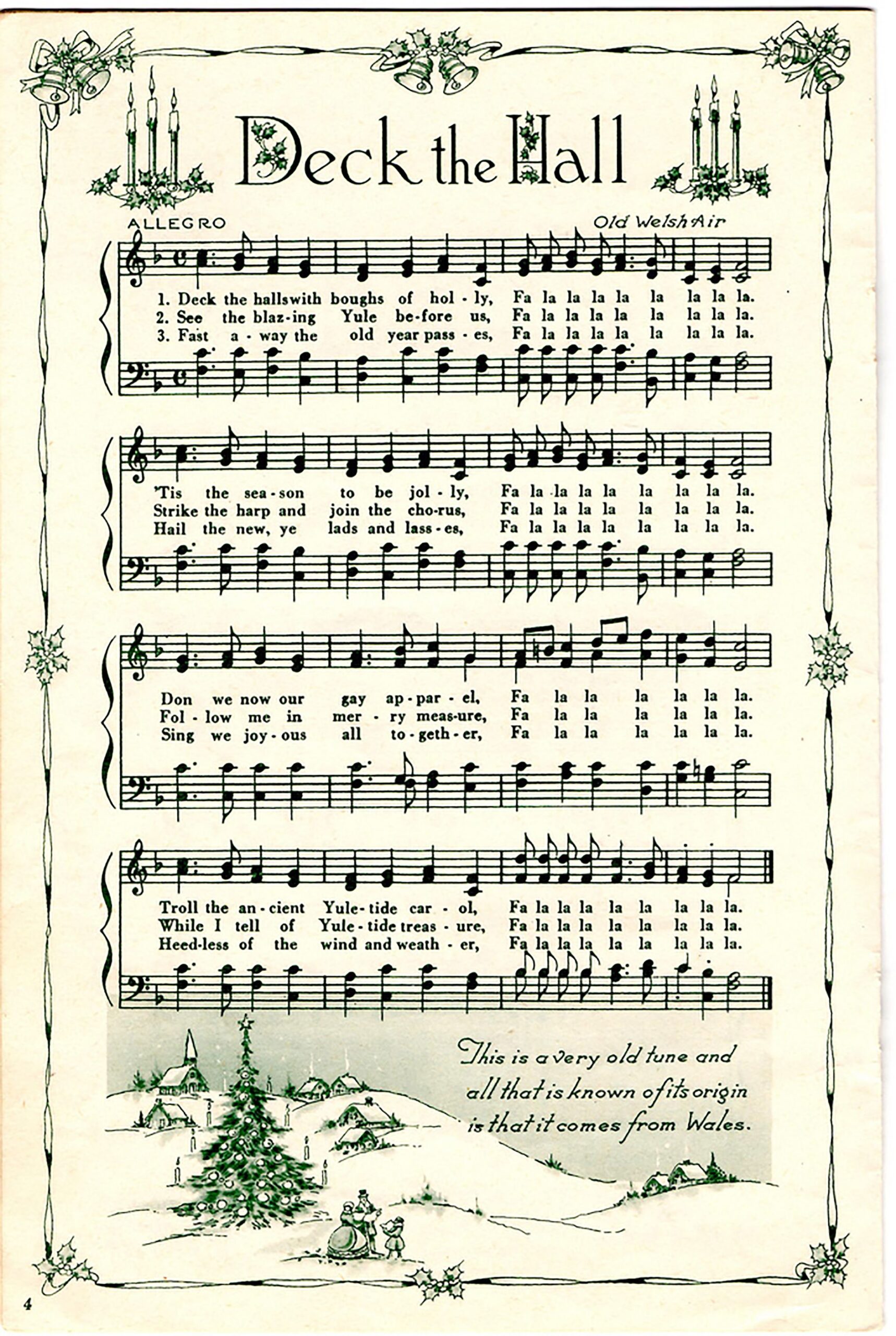 Free Printable Christmas Music Sheets Lyrics Printable Calendars AT A 