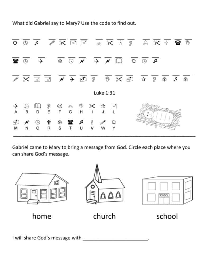 Free Printable Church Activity Sheets Free Templates Printable