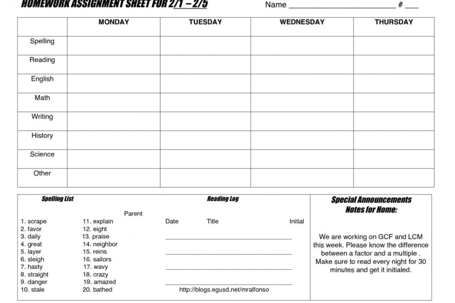 Free Printable Cna Daily Assignment Sheets FREE Printable A Z