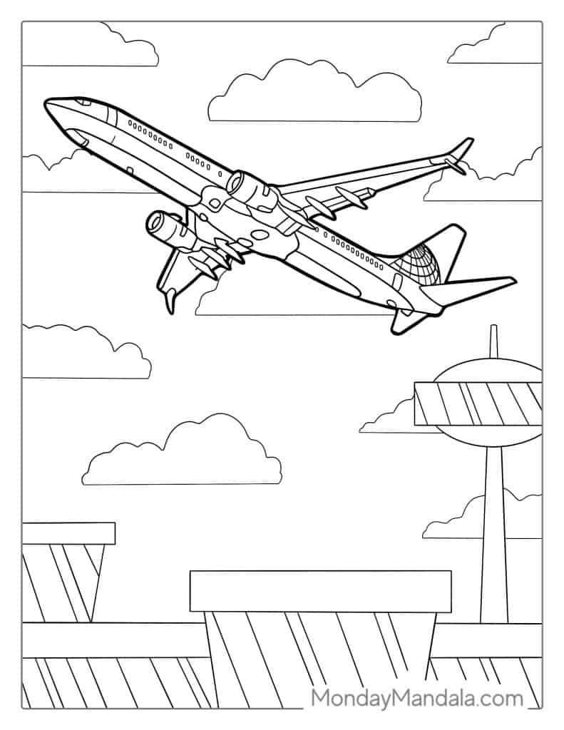 Free Printable Coloring Pages Airplane Download Free Printable 