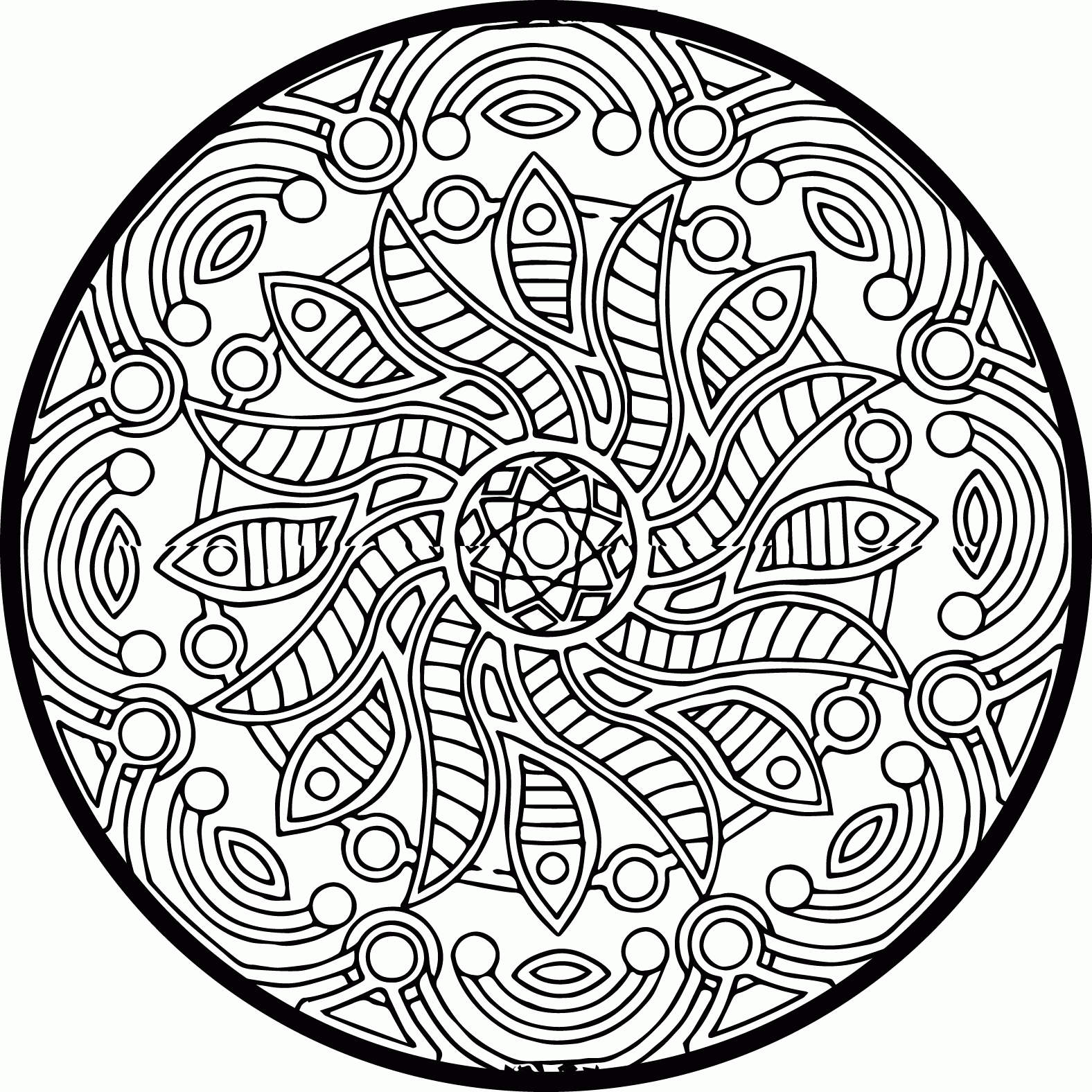 Free Printable Coloring Pages For Adults Abstract Download Free 