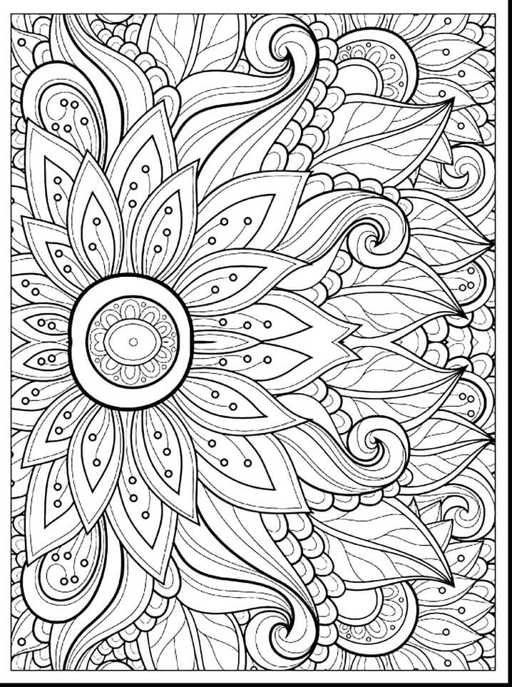Free Printable Coloring Pages For Kids Hard Everyone Loves Color By 