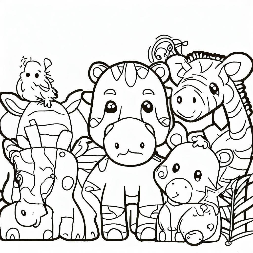 Free Printable Coloring Pages Zoo Animals Free Coloring Sheet 