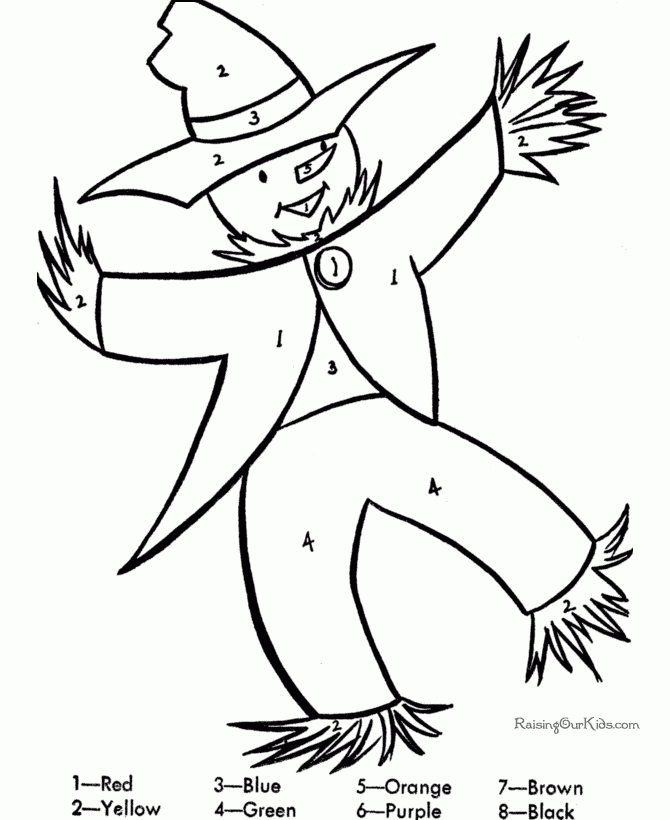 Free Printable Coloring Sheets For Halloween 006