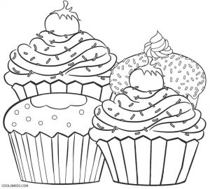 Free Printable Cupcake Coloring Pages For Kids
