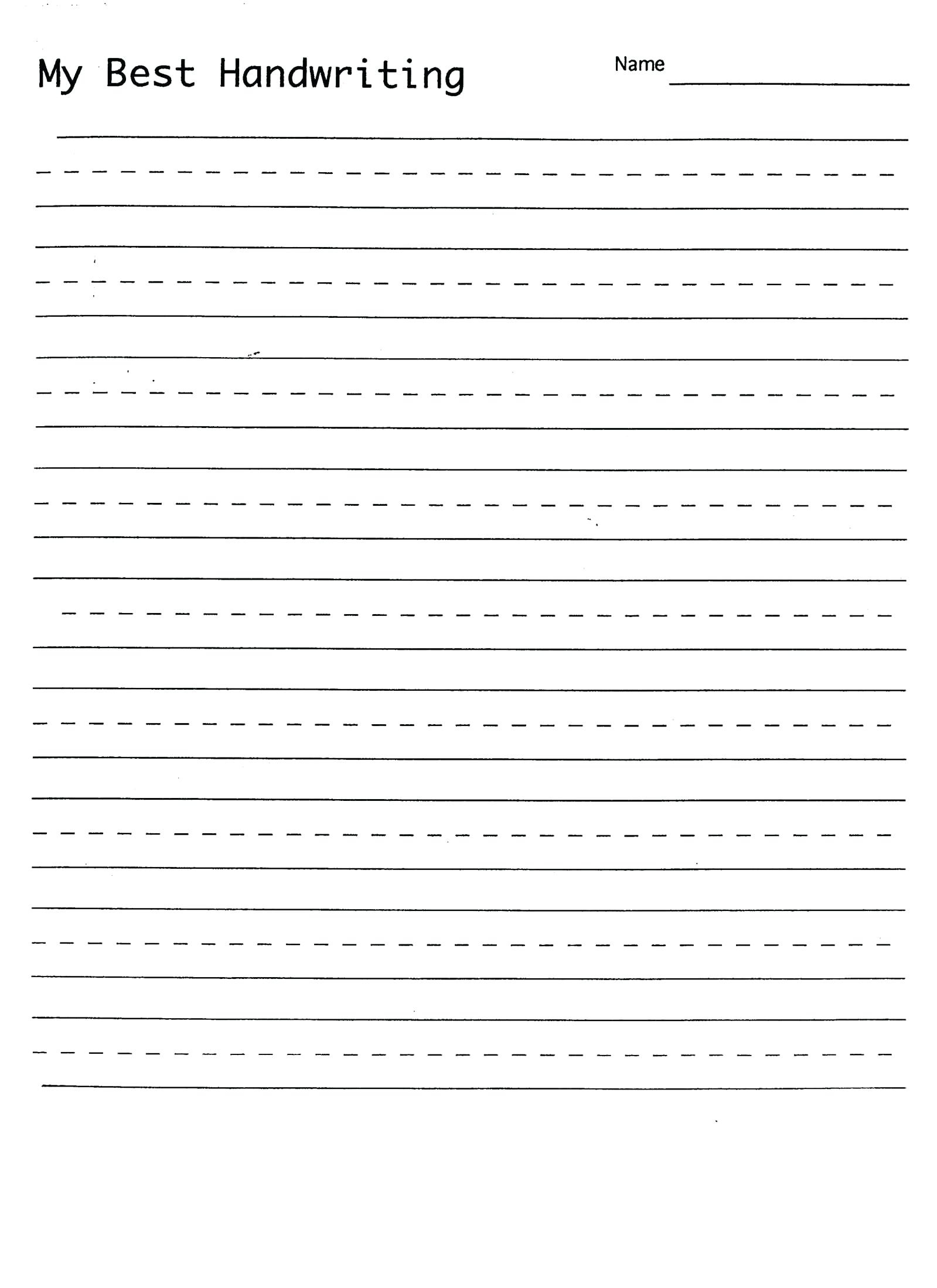 Free Printable Cursive Practice Sheets