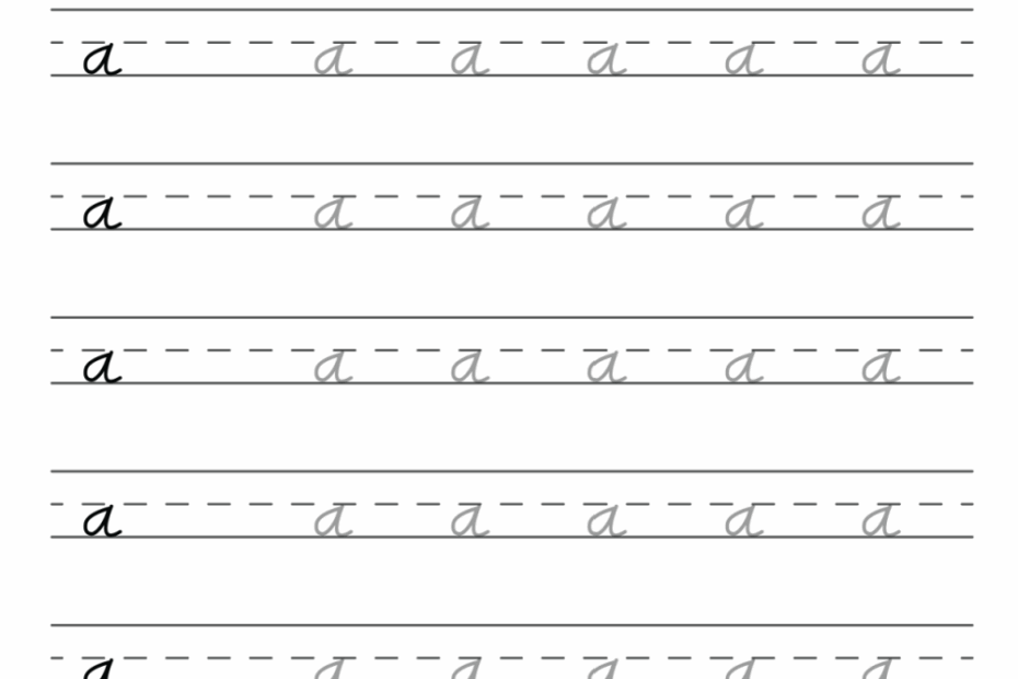 Free Printable Cursive Sheets FREE Printables