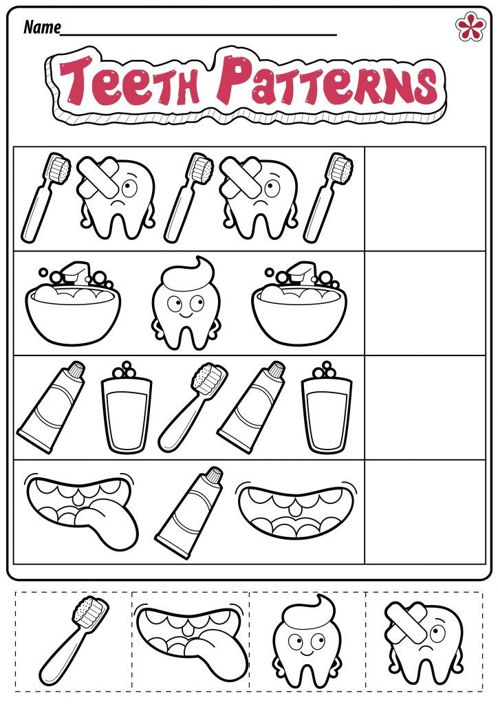Free Printable Dental Activity Sheets