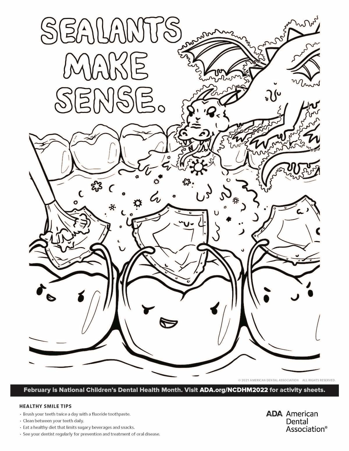 Free Printable Dental Activity Sheets Free Printable Template