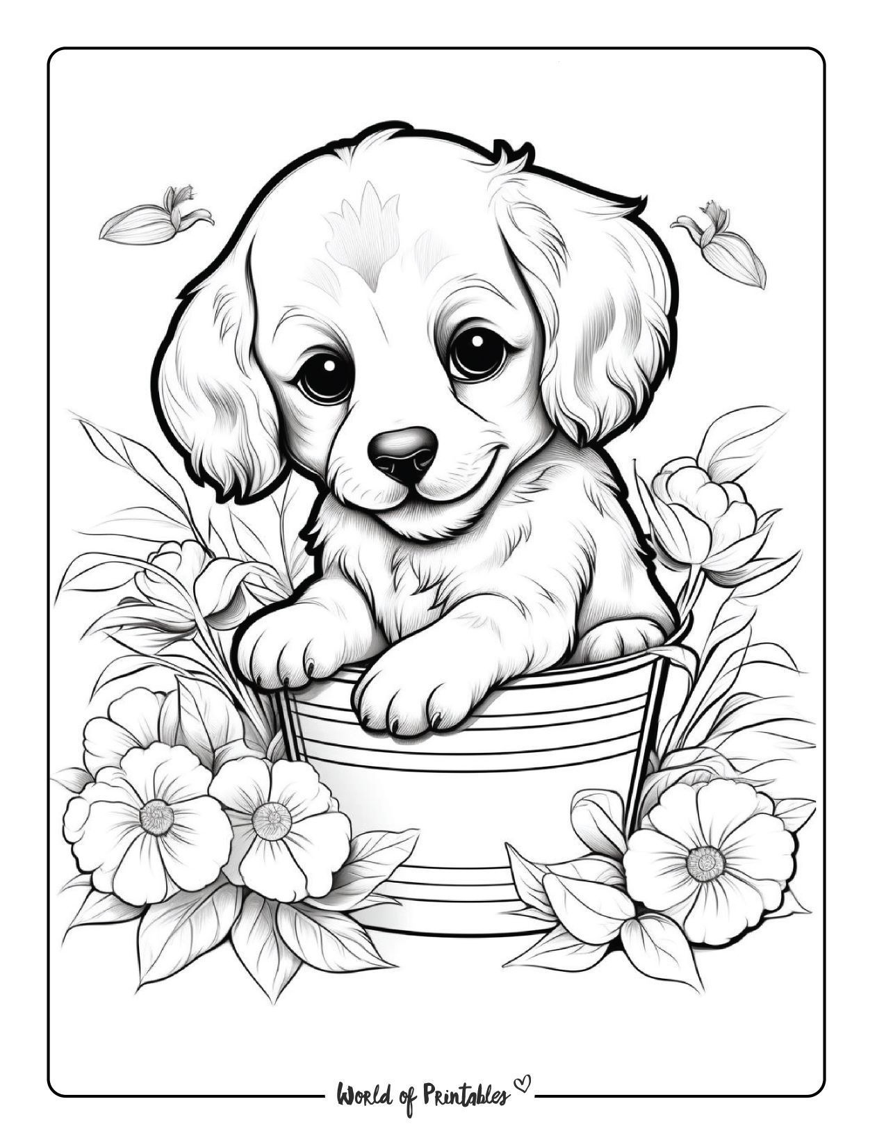 Free Printable Dog Coloring Pages FREE Printable A Z