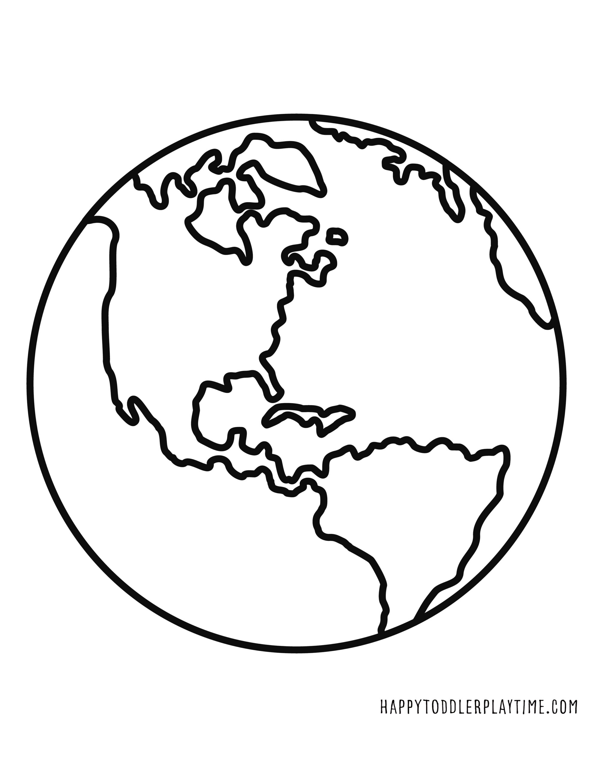 Free Printable Earth Coloring Pages For Kids Bilarasa