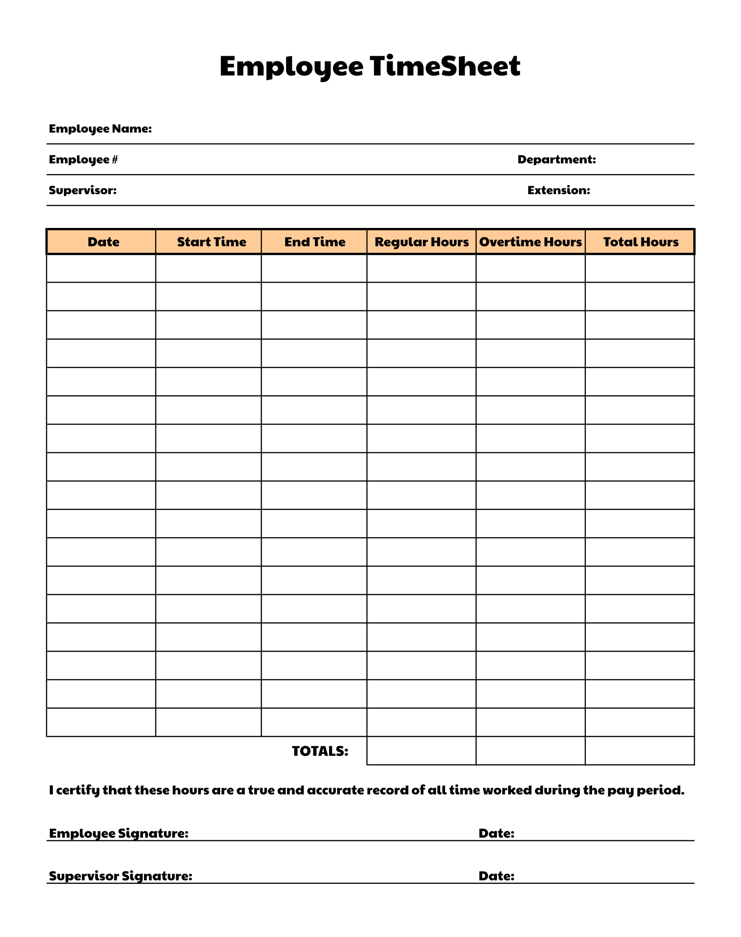 Free Printable Employee Time Sheets Forms Printable Forms Free Online