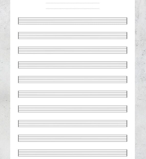 Free Printable Empty Sheet Music Download Free Printable Empty Sheet
