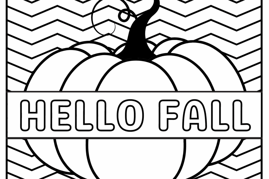 Free Printable Fall Color Sheets Free Coloring Sheet Printables For