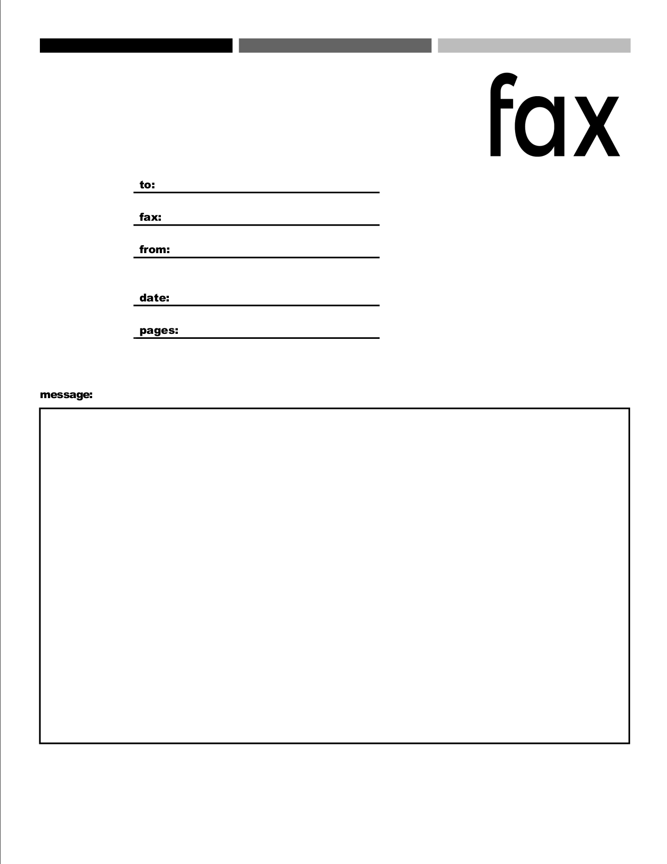 Free Printable Fax Cover Sheet Without Downloading