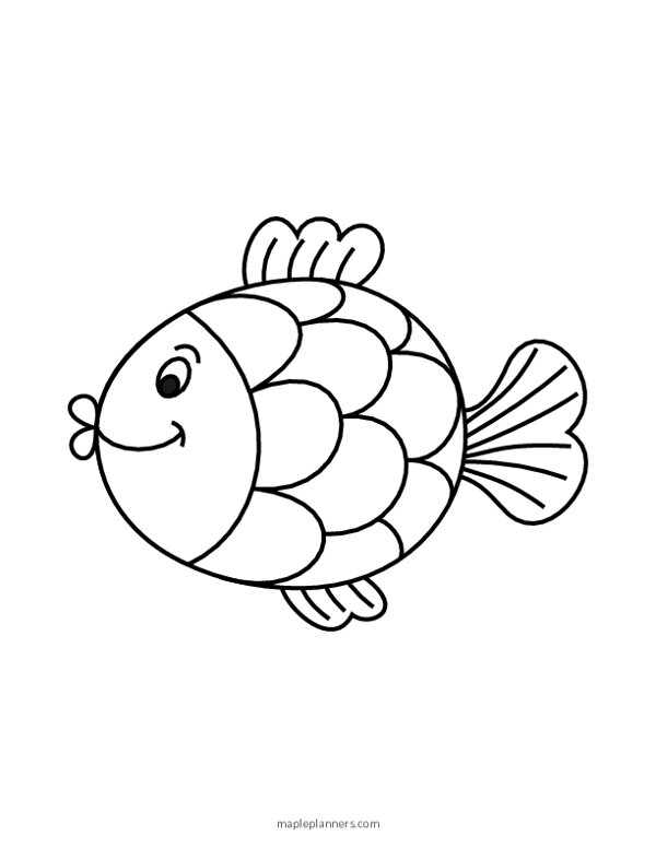 Free Printable Fish Coloring Pages For Preschoolers Free Coloring 