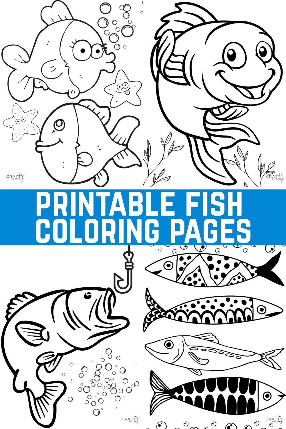 Free Printable Fish Coloring Sheets Free Printables Hub