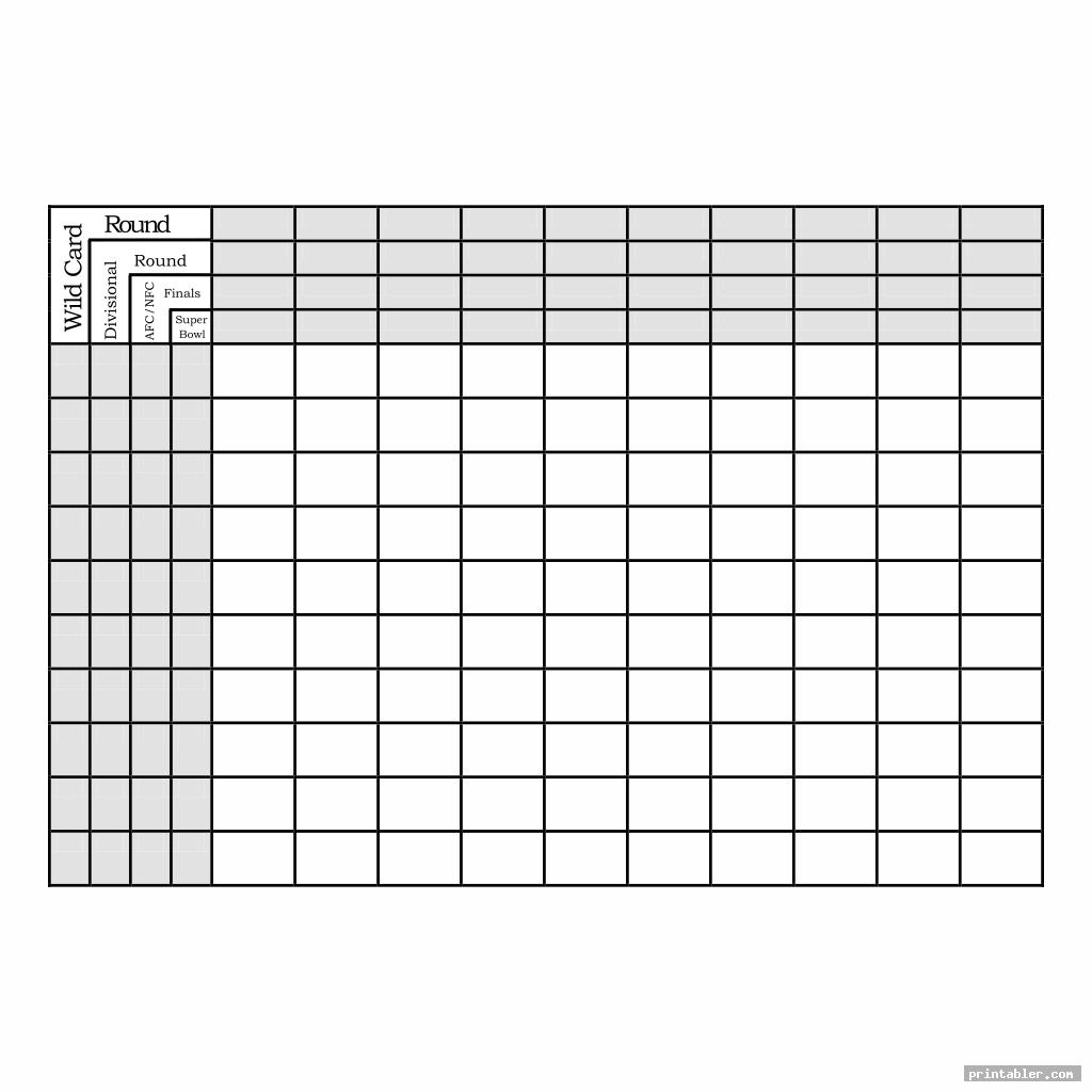 Free Printable Football Pool Sheets Printable Free Templates