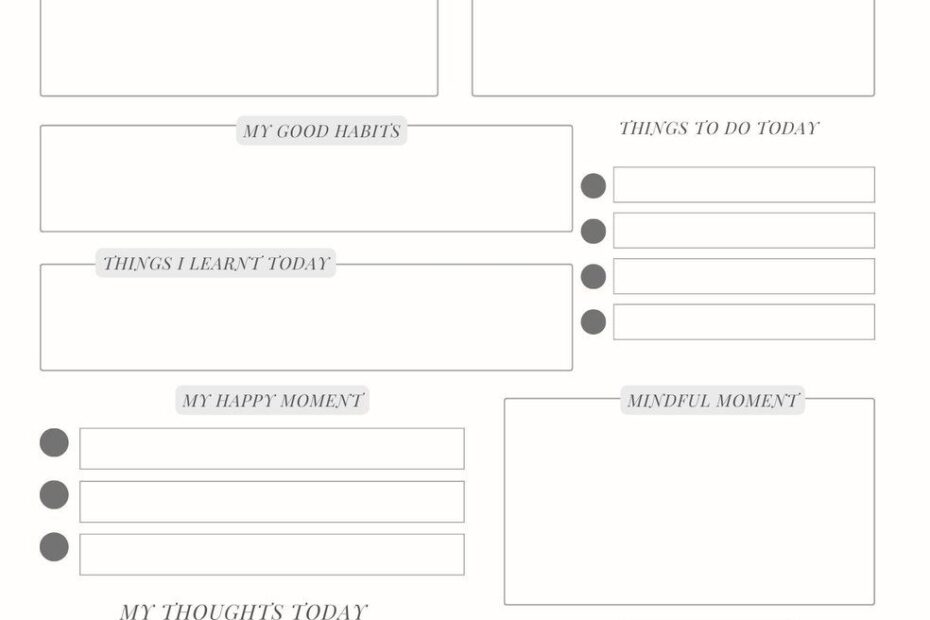 Free Printable Journal Sheets Customizable Journaling Templates