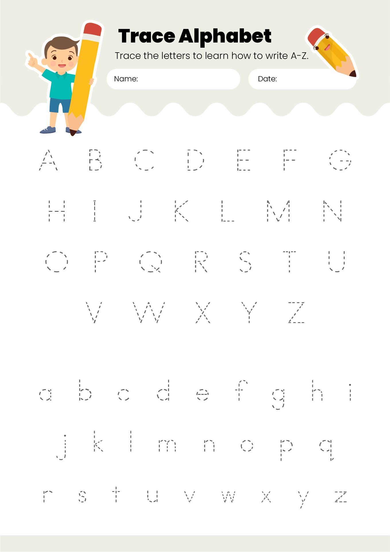 Free Printable Letter Tracing Sheets
