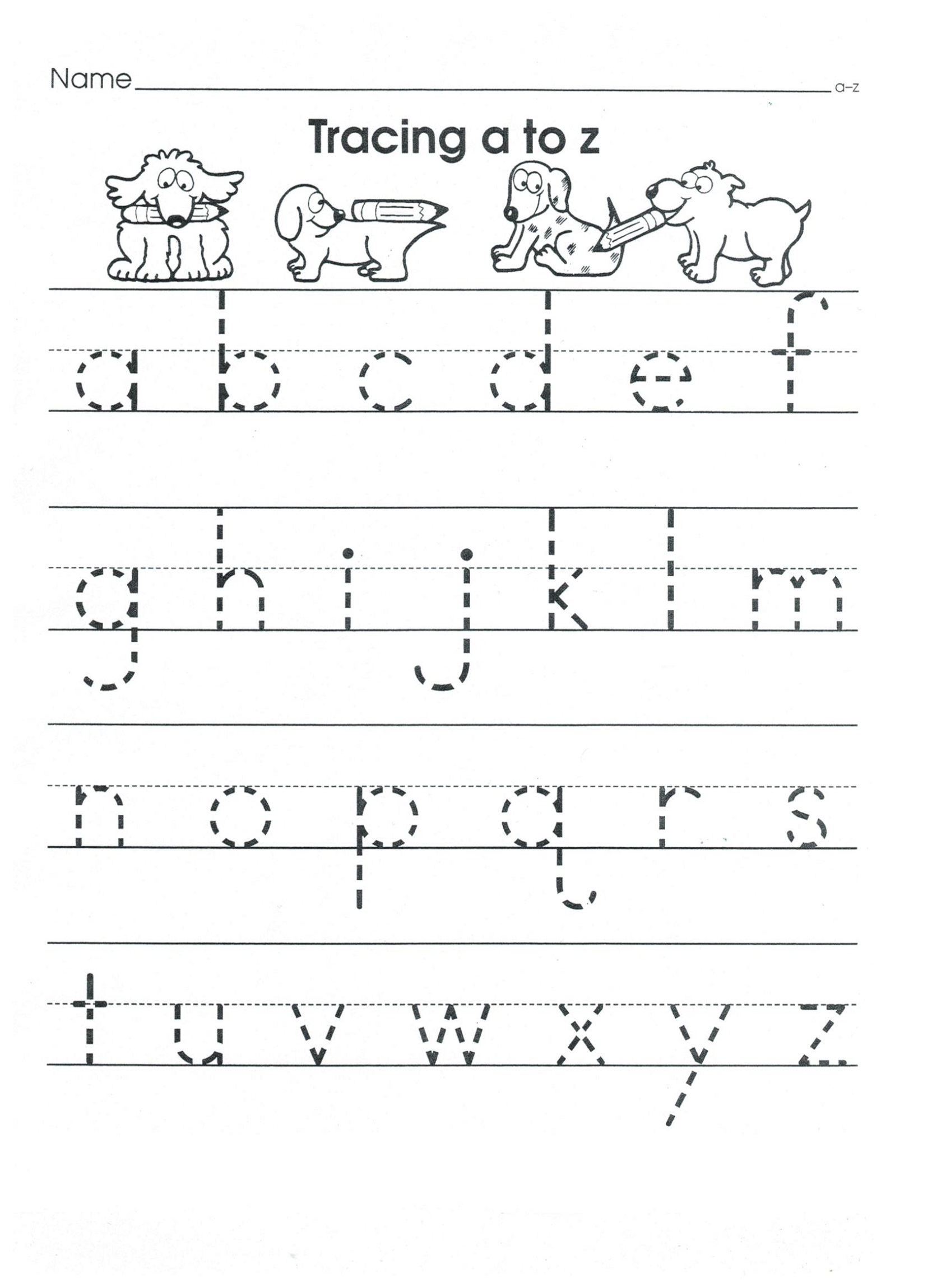 Free Printable Letter Tracing Worksheets