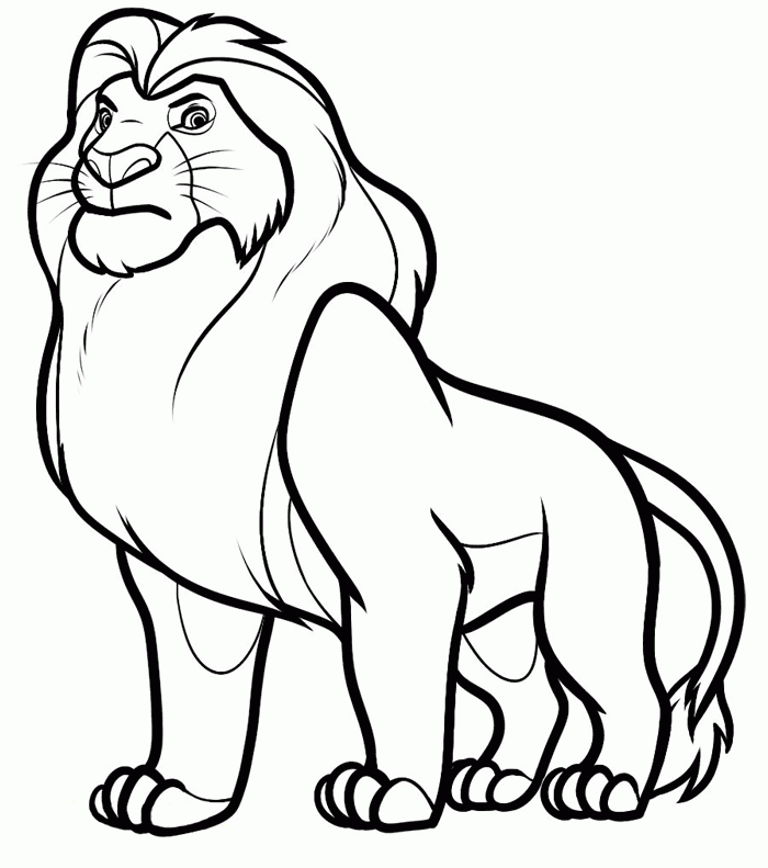 Free Printable Lion Coloring Pages For Kids Free Printable Lion Coloring Pages For Kids