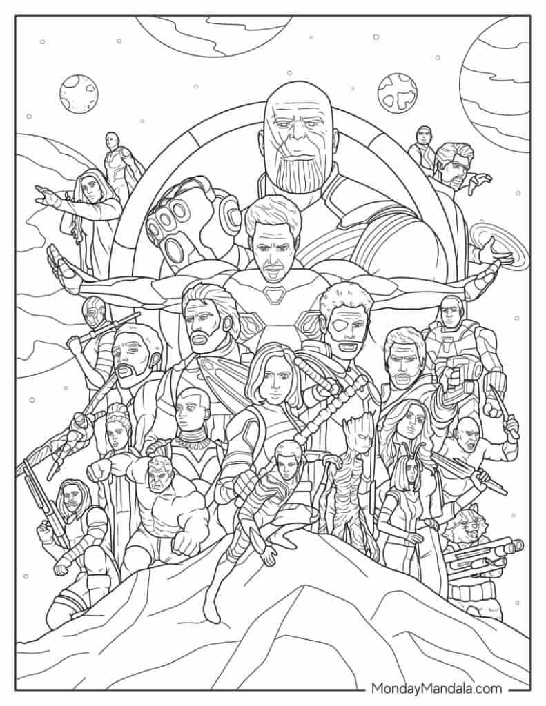 Free Printable Marvel Coloring Sheets Free Coloring Sheet Printables 