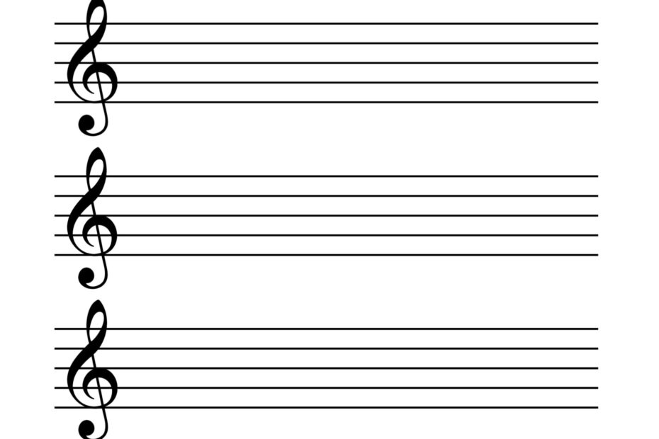 Free Printable Music Sheet Paper Get What You Need For Free
