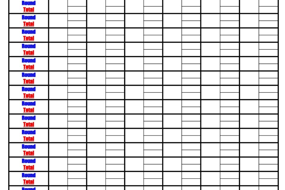 Free Printable Phase10 Score Sheet Phase 10 Card Game Family Fun