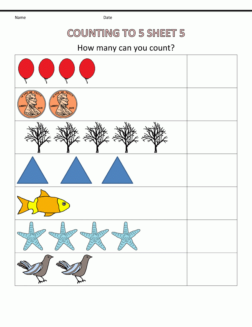 Free Printable Preschool Math Worksheets Free Templates Printable 
