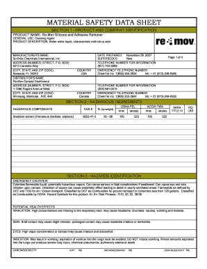Free Printable Sds Sheets TUTORE ORG Master Of Documents