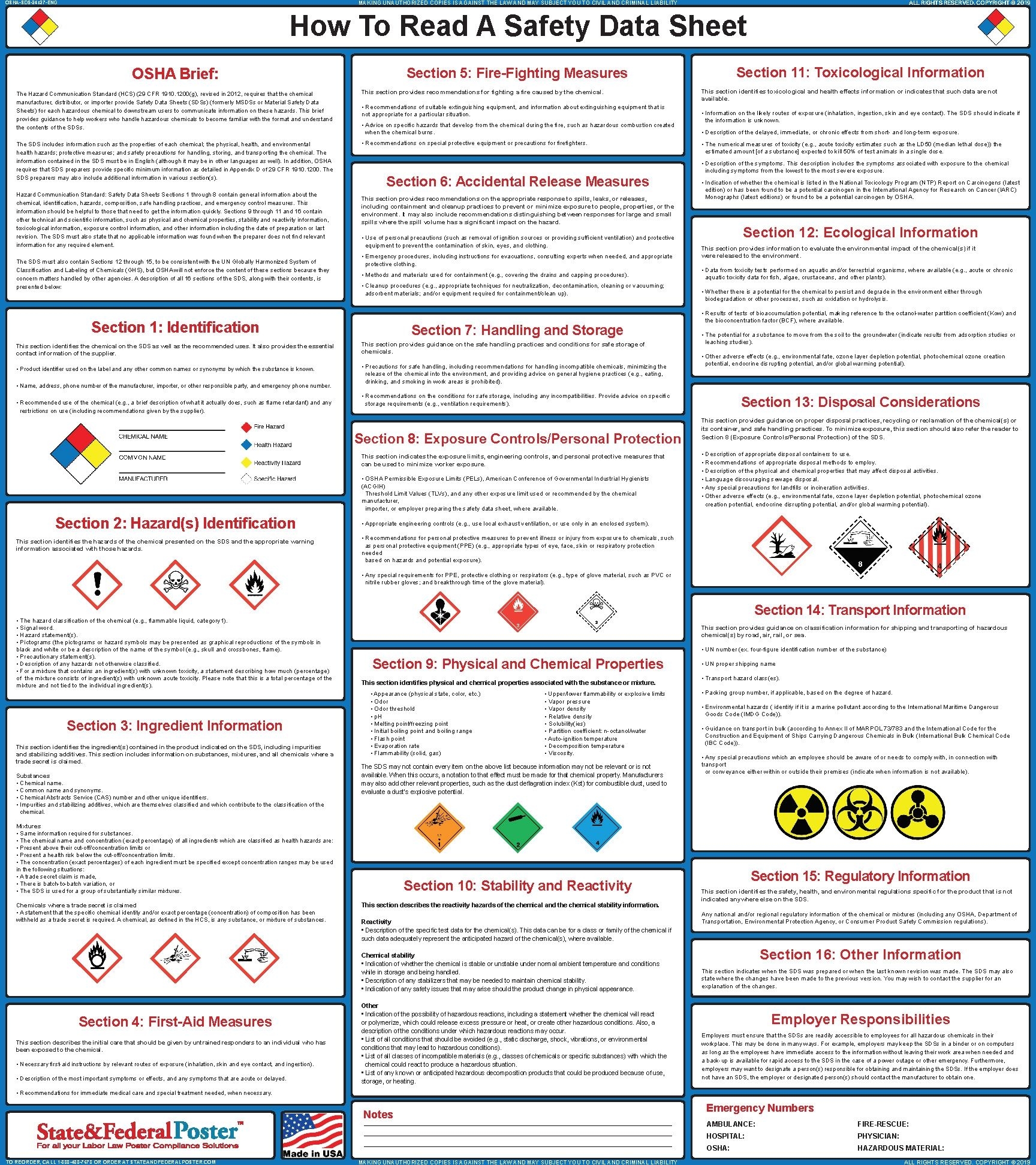 Free Printable Sds Sheets