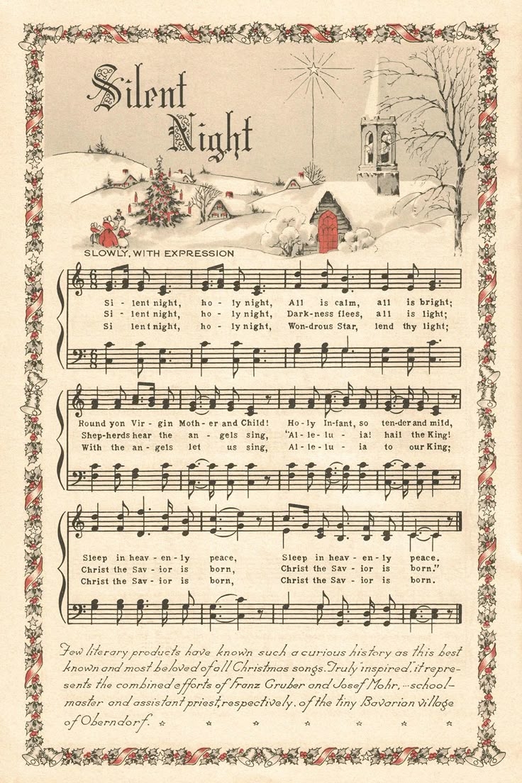 Free Printable Sheet Music Christmas Carols Printable New Year Banners