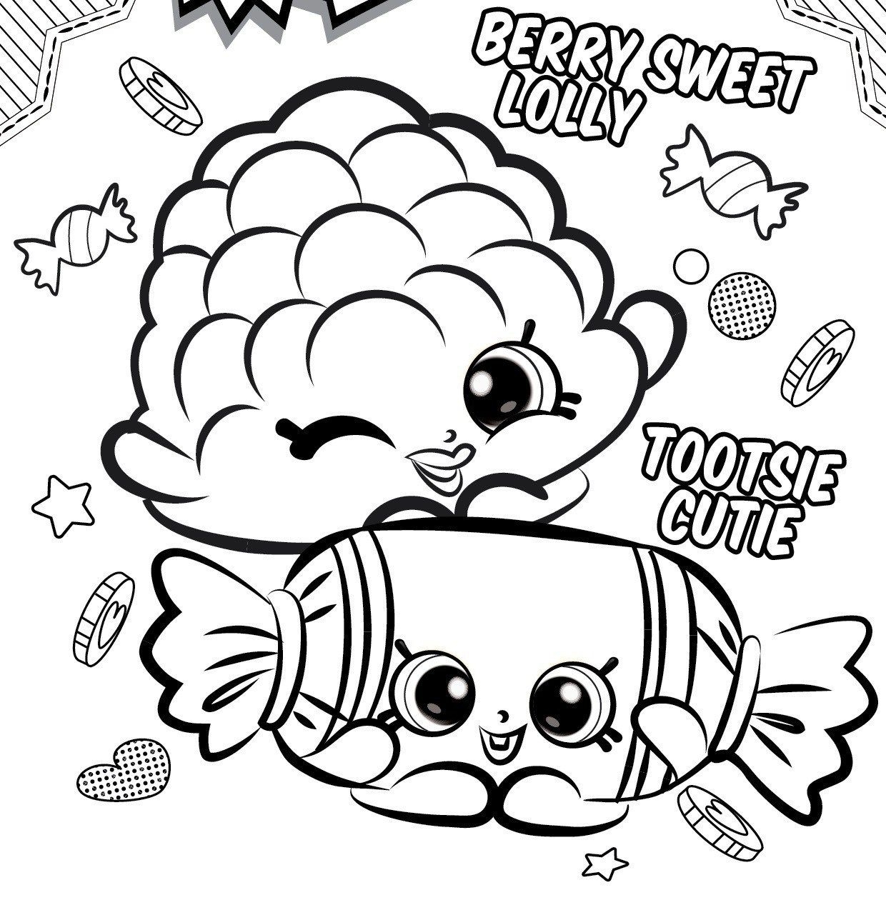 Free Printable Shopkins Coloring Sheets Printable Form Templates And 