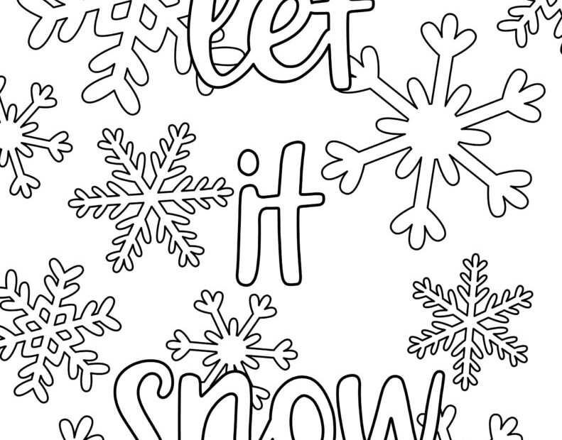 Free Printable Snowflake Coloring Sheets Free Printable