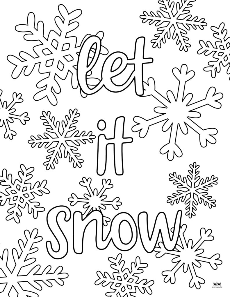 Free Printable Snowflake Coloring Sheets Free Printable