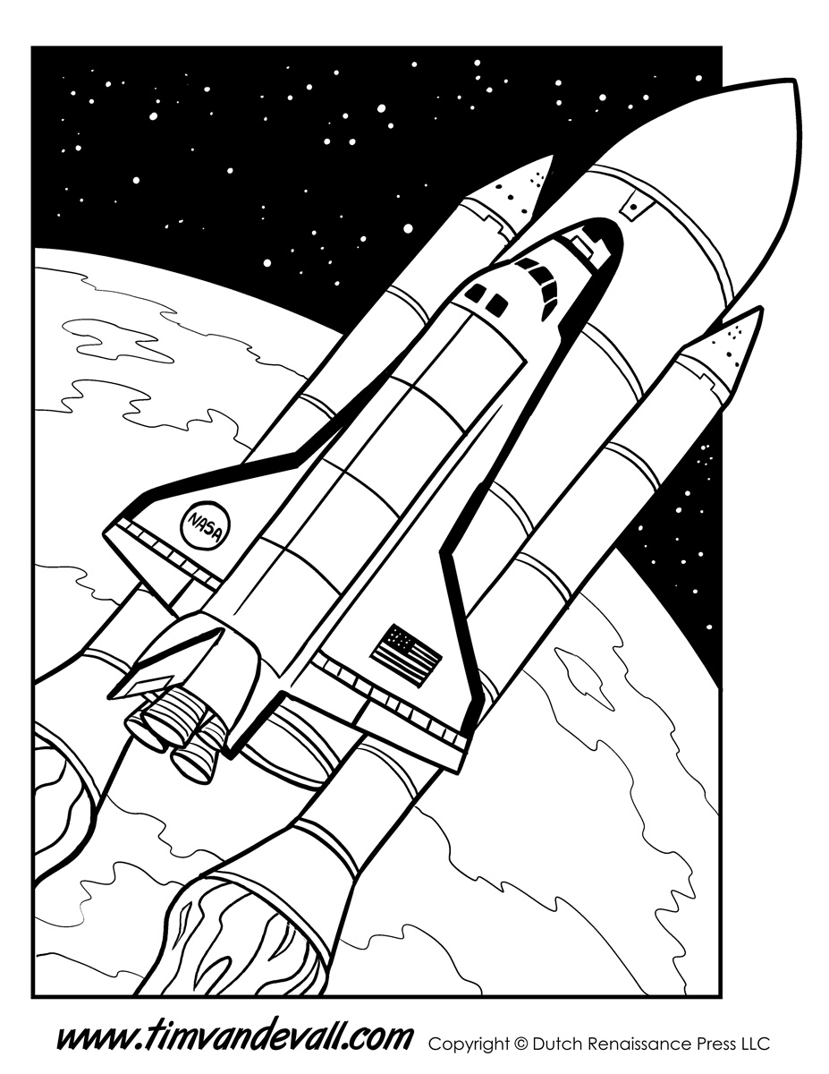 Free Printable Space Coloring Sheets Free Coloring Sheet Printables 