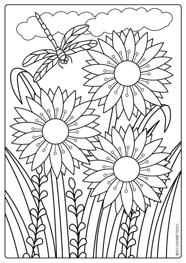 Free Printable Spring Coloring Pages For Seniors Free Coloring Sheet 