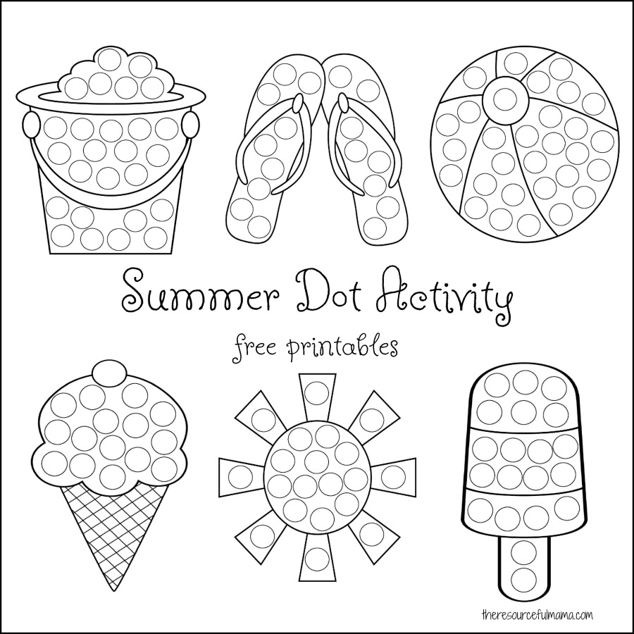 Free Printable Summer Activity Sheets