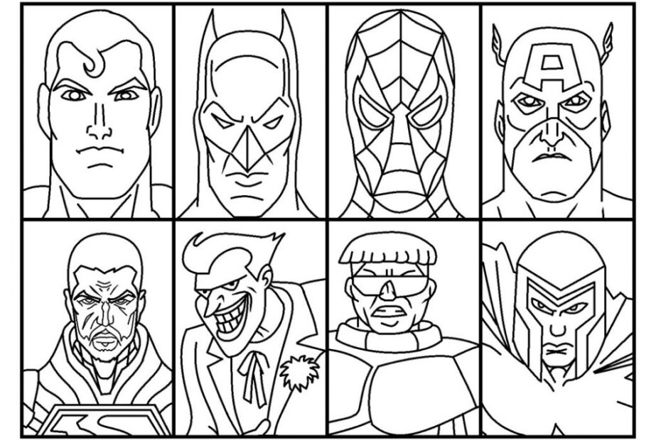 Free Printable Superhero Colouring Pages For Kids Free Coloring Sheet