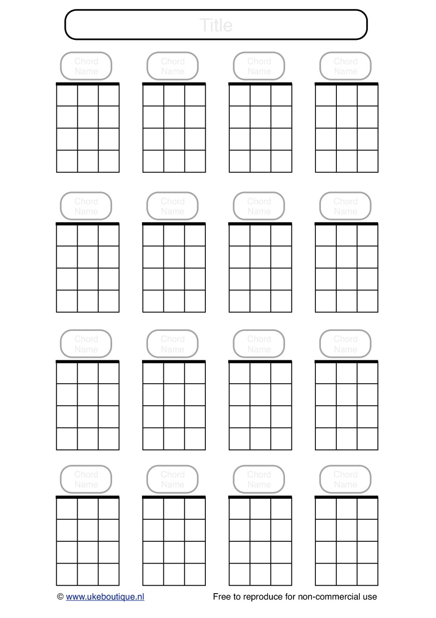 Free Printable Ukulele Chord Charts LINK 