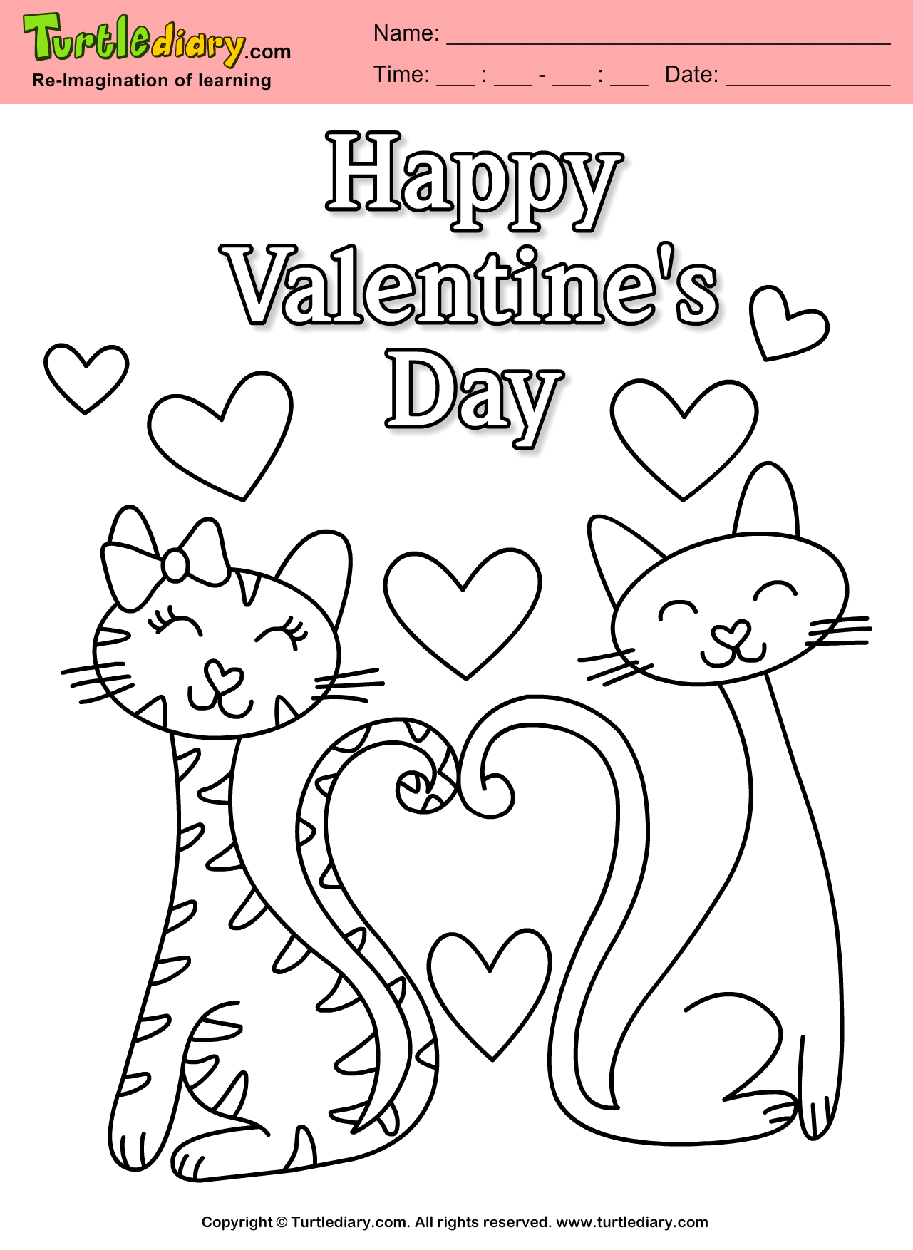 Free Printable Valentines Coloring Pages Pdf Free Coloring Sheet 