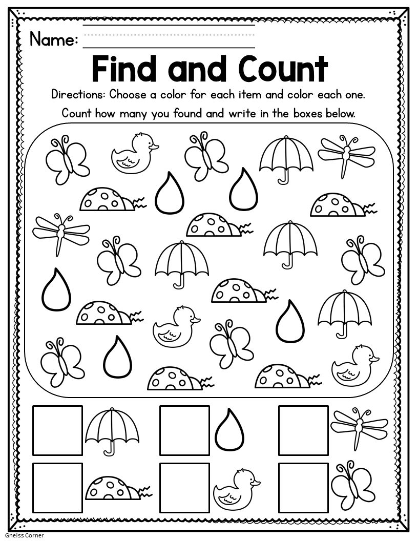 Free Printable Work Sheets