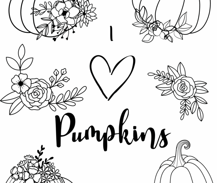 FREE Pumpkin Coloring Sheets Printable PDF Leap Of Faith Crafting