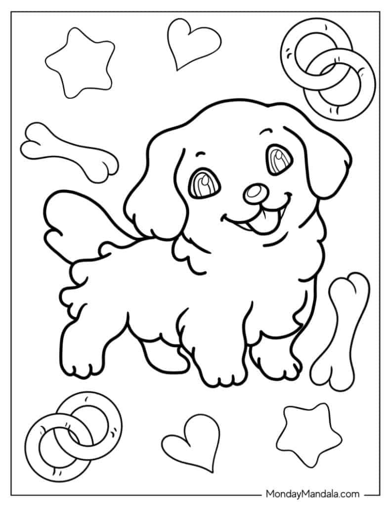 Free Puppy Coloring Sheets Printable Free Coloring Sheet Printables 