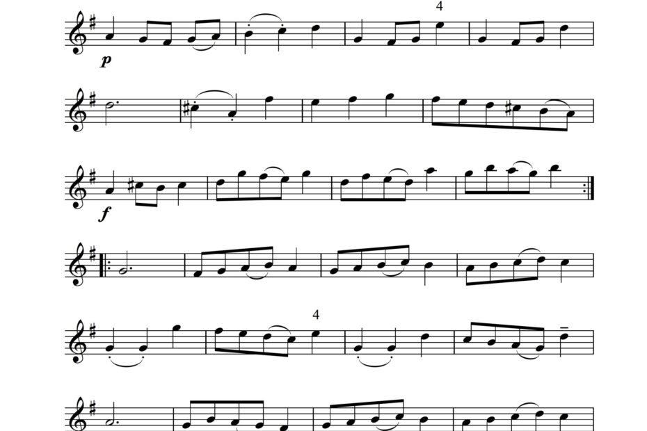 Free Sheet Music Printable