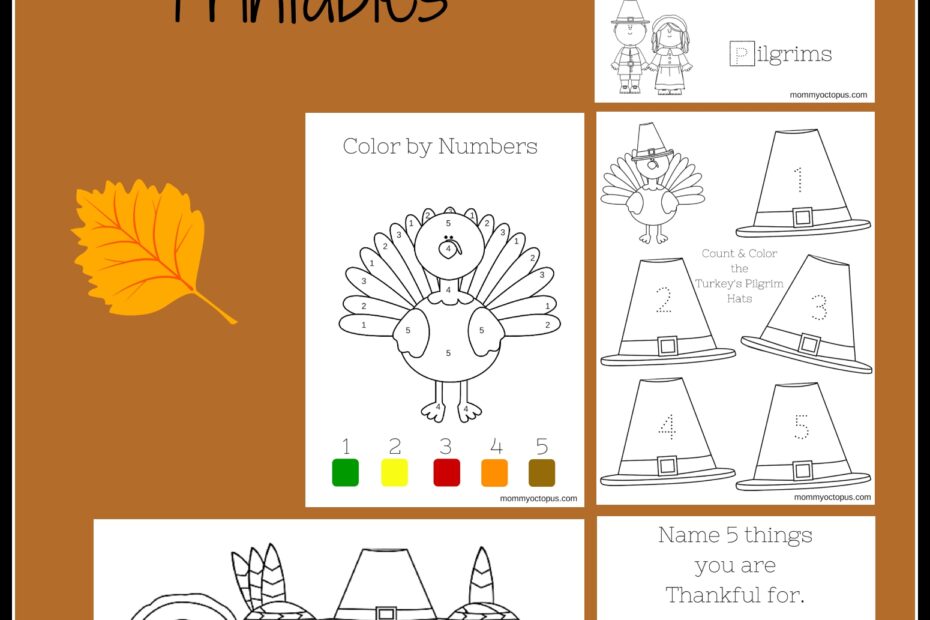 Free Thanksgiving Printable Activity Sheets Mommy Octopus