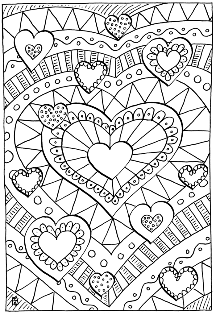Free Valentine Coloring Sheets Printable Printable Word Searches